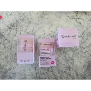 New set of 3 The Crème Shop Overnight Lip Therapy Masque